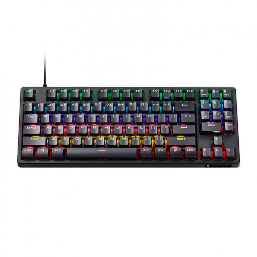 Tastatura gaming mecanica cu fir switch albastru Thunderobot KG3089C (neagra)