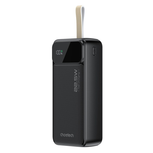 Baterie Externa Powerbank Choetech B730 30000mAh 22.5W PD, USB-C 2x USB-A (Negru)