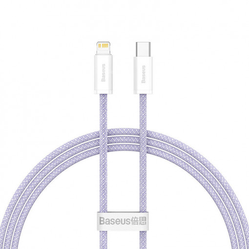 Cablu de date USB-C la Lightning Baseus Dynamic 2, 20W, 1m (violet) CALD040205