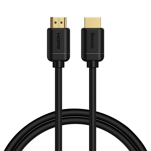 Cablu HDMI Baseus 2.0 4K 60Hz, 3D, HDR, 18Gbps, 1m (negru) CAKGQ-A01