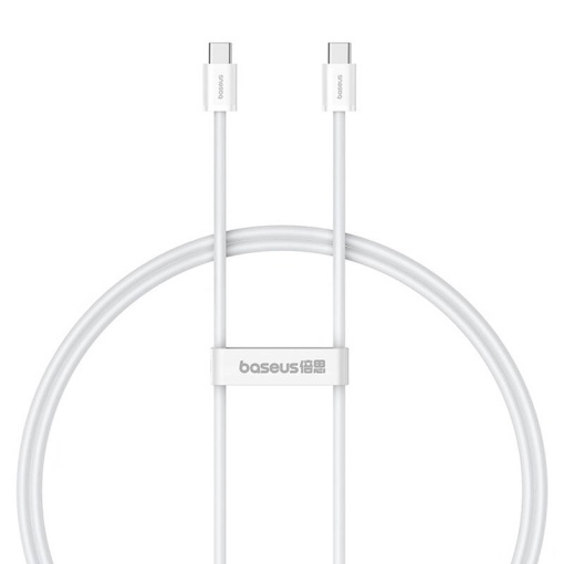 Cablu Incarcare Rapid Baseus Superior 2 100W USB-C la USB-C (Alb)