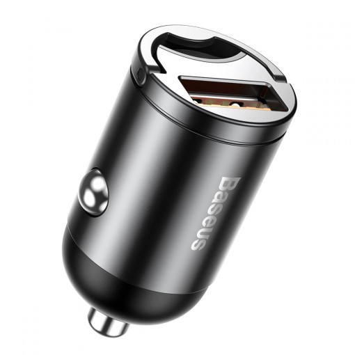 Incarcator auto Baseus Tiny Star Mini incarcare rapida Port USB 30W Gri VCHX-A0G