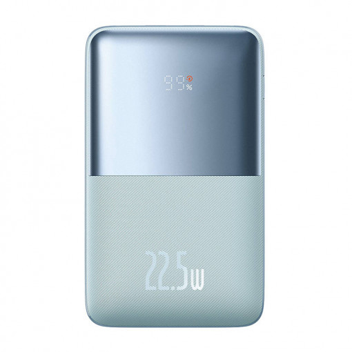 Powerbank Baseus Bipow Pro 20000mAh, 2xUSB, USB-C, 22.5W (albastru) PPBD040303