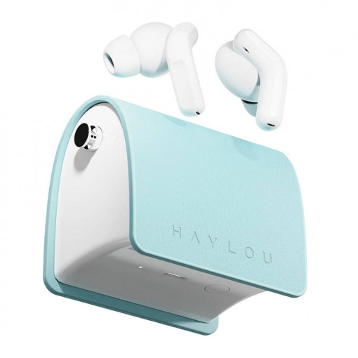 Casti wireless Haylou TWS Lady Bag, ANC (albastru)