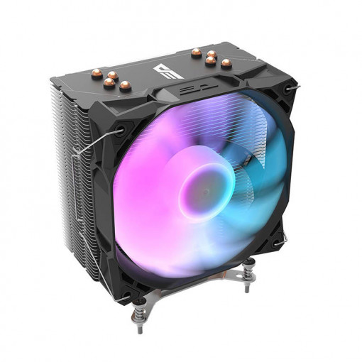 Coller CPU LED racire activa procesor Darkflash S11 (radiator + ventilator 120x130) negru