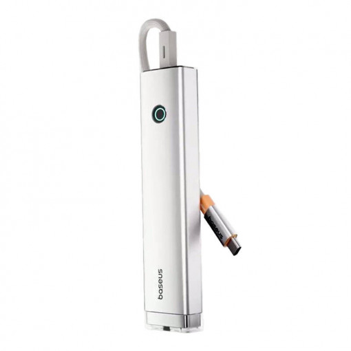 Hub cu 5 porturi AIR Baseus UltraJoy Series Tip-C - HDMI, USB3.0x2, PD, RJ45 (argintiu) B00052801S11-00