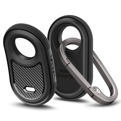 Husa Samsung Galaxy SmartTag 2 Spigen Rugged Armor - negru mat