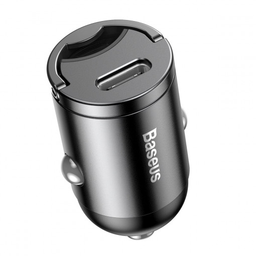 Incarcator auto USB-C Baseus Tiny Star Mini PPS 30W gri VCHX-B0G