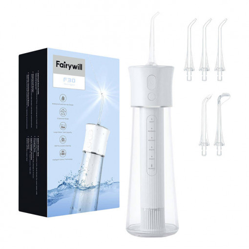 Irigator bucal FairyWill F30 300ml (alb)