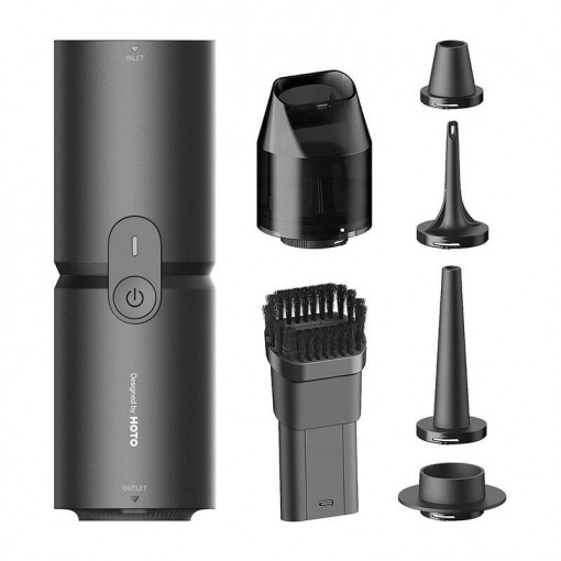 Mini aspirator si compresor portabil + ambalare vid HOTO QWCXJ001, 1900 mAh