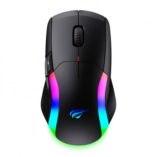 Mouse pentru jocuri Havit MS959W RGB wireless 1200-10000 DPI negru