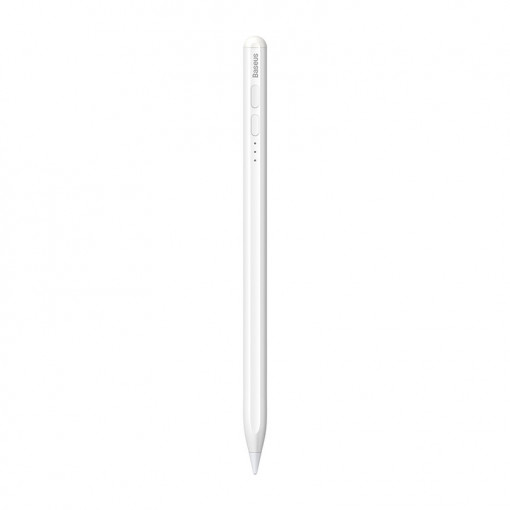 Pix Stylus LED capacitiv pentru telefon/tableta Baseus Smooth Writing (alb) SXBC000202