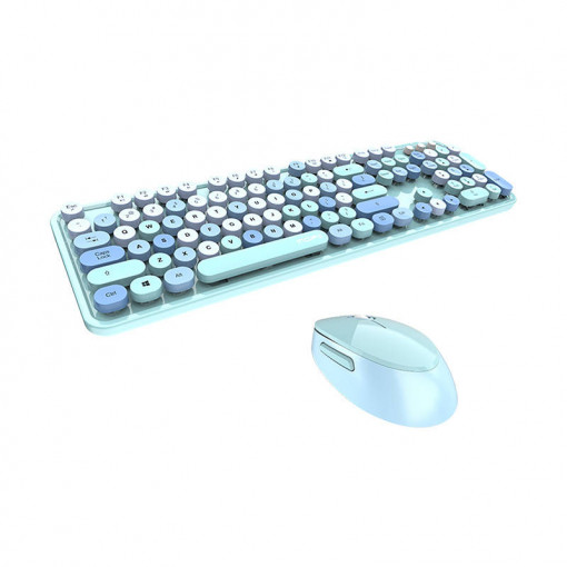 Set tastatura + mouse wireless MOFII Sweet 2.4G (albastru) SMK-623387AG
