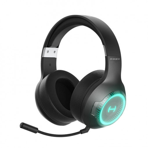 Casti wireless pentru gaming RGB Edifier HECATE G33BT bluetooth 5.0 (negru)