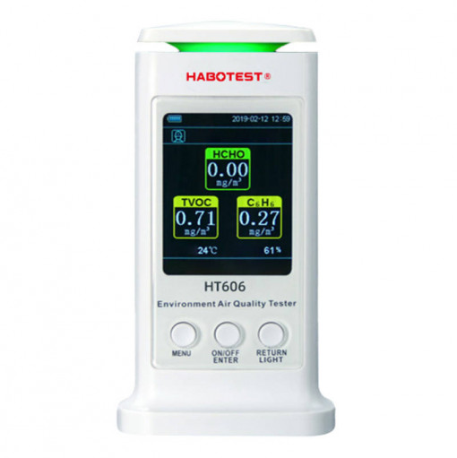 Detector inteligent de calitate a aerului Habotest HT606
