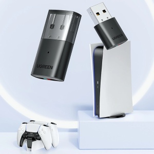 Adaptor Bluetooth USB Ugreen Pentru Casti Playstation / Nintendo Switch Negru (CM408)