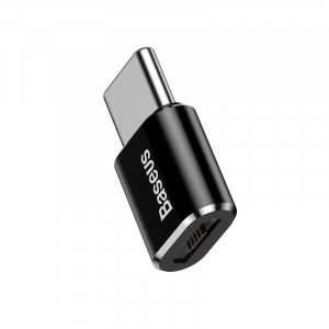Adaptor Micro USB la USB-C Baseus (Negru) CAMOTG-01