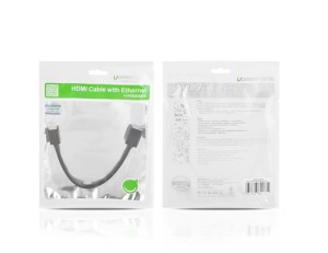 Adaptor HDMI Mini la HDMI UGREEN 20137, 22cm (negru)