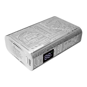 Baterie Externa Powerbank Dudao K20 USB-A / USB-C 10000mAh 22.5W - argintiu