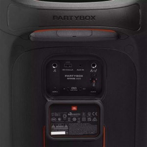 Boxa Portabila Wireless Bluetooth JBL Partybox Stage 320, 240W RMS, Baterie 18H, IPX4 Negru