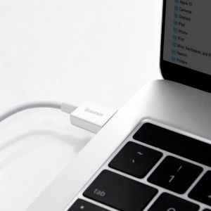 Cablu de date rapid Baseus Superior Series USB la USB-C, 66W, 2 m (alb) CATYS-A02 - Img 8
