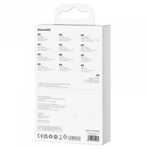 Cablu de date rapid USB 2 in 1 Seria Flash Baseus USB-C la USB-C 100W