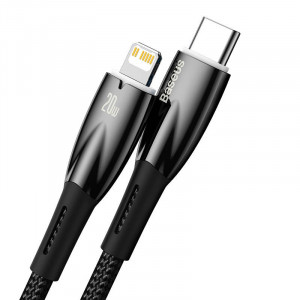 Cablu incarcare USB-C la Lightning Baseus Glimmer 20W