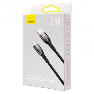 Cablu incarcare USB la Lightning Baseus Glimmer 2.4A