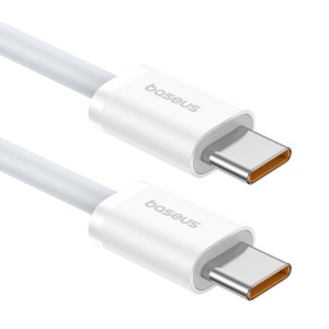 Cablu Incarcare Rapid Baseus Superior 2 100W USB-C la USB-C (Alb)