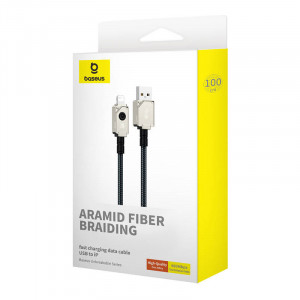 Cablu Incarcare Rapid USB la Lightning Baseus 2.4A 1m