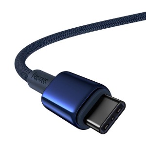 Cablu Incarcare Rapida USB-C la USB-C Baseus Tungsten Gold, 100W