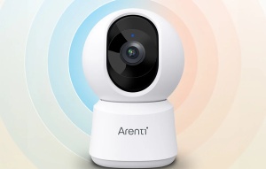 Camera Supraveghere Interior IP Arenti P2Q Wi-Fi 5G 4MP 2.5K 360 ° (Alb)