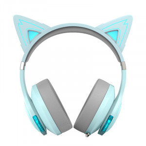 Casti Wireless Gaming Over Ear Edifier HECATE G5BT Noise Cancelling ENC (albastru cer)
