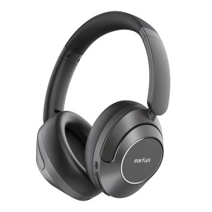 Casti Wireless Bluetooth Over Ear EarFun WavePro Hi-Res Audio, ANC, Microfon AI (negru)