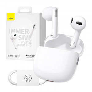 Casti wireless TWS Baseus Bowie WX5 (alb) A00051000213-00 - Img 2
