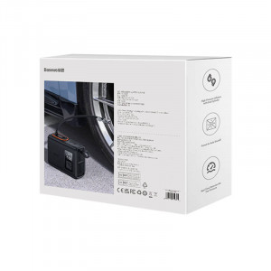 Compresor portabil Baseus Mega EnergyPump Series, 2 cilindri 6000 mAh cu lanterna CRNL060001 - Img 17