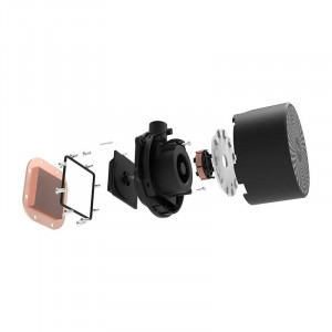 Cooler CPU Darkflash DC240 ARGB 2x 120x120 PC Racire cu apa 2x 120x120 (negru) - Img 5