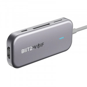 Hub adaptor 7 in 1 Blitzwolf BW-TH5 USB-C, 3X USB, USB-C PD, SD, TF, HDMI - Img 2
