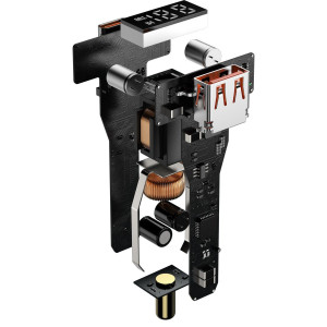 Incarcator Auto Rapid Baseus Superme, USB, USB-C, 100W + Cablu USB-C (Negru) TZCCZX-01
