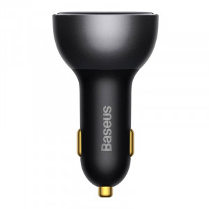 Incarcator Auto Rapid Baseus Superme, USB, USB-C, 140W (negru)