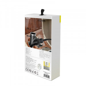 Incarcator auto rapid BASEUS Circular tip Y, bricheta auto, 2x USB, 30W QC3.0 (negru) CCALL-YX01 - Img 10