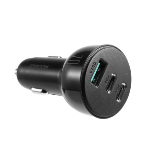 Incarcator Auto Rapid Joyroom JR-CL26 1x USB + 2x USB-C 70W (Negru)