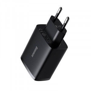 Incarcator Telefon Rapid Compact Baseus, 3x USB, 17W (Negru) CCXJ020101