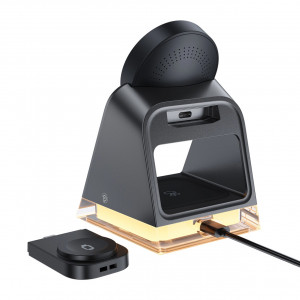Incarcator Wireless Inductie Suport Birou 3in1 Acefast E17 MagSafe