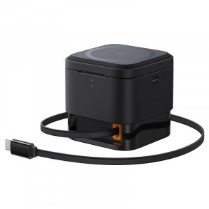 Incarcator Wireless Magnetic 2in1 Baseus BS-W531 MagSafe / Qi USB-C 20W