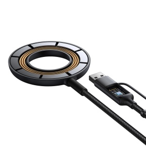 Incarcator Wireless Magnetic Joyroom 15W MagSafe Negru (JR-WQM03)