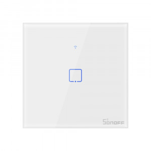 Intrerupator Smart Simplu WiFi + RF 433 Sonoff T1 EU TX (1 canal) IM190314012