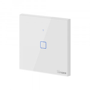 Intrerupator Smart Simplu WiFi + RF 433 Sonoff T1 EU TX (1 canal) IM190314012