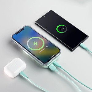Mini Baterie Externa PowerBank Wireless 20W 10000mAh Joyroom JR-W020 (verde deschis)