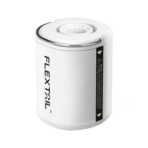 Pompa Aer Portabila Wireless 3-In-1 Flextail Tiny Pump 2X, Lanterna Incorporata 40lm, 180 l/min (Alba)